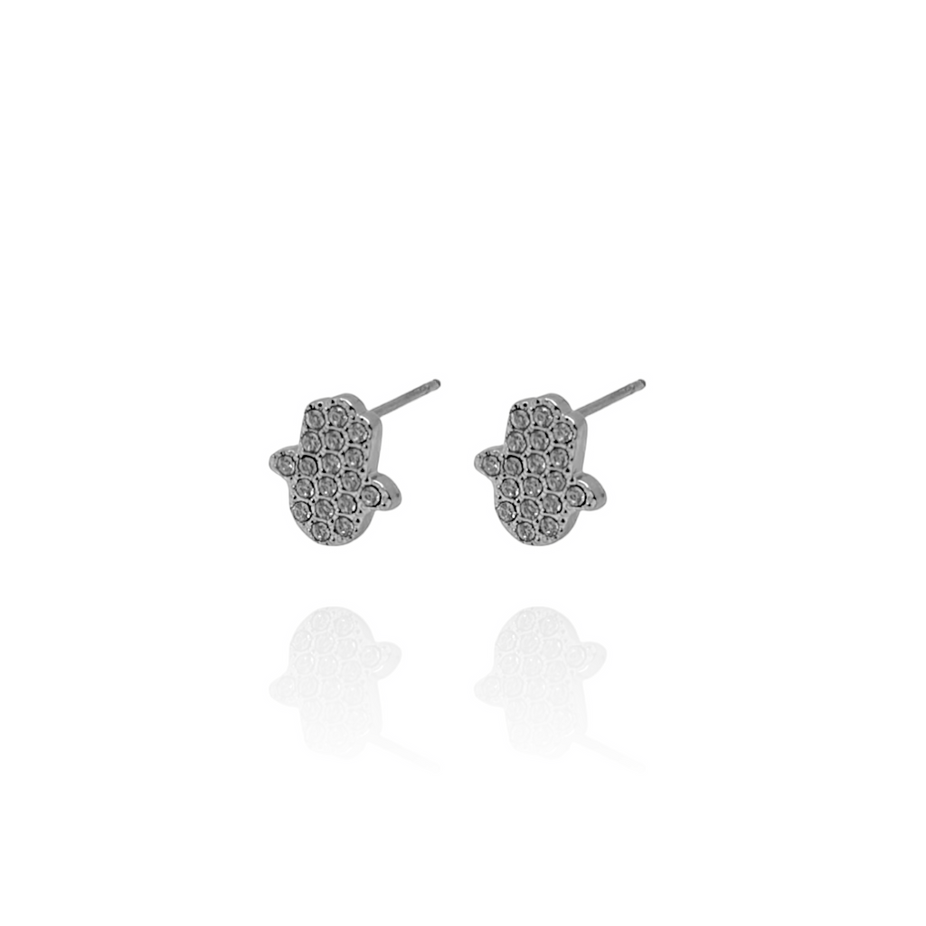 Pendientes pequeños Mano de Fátima