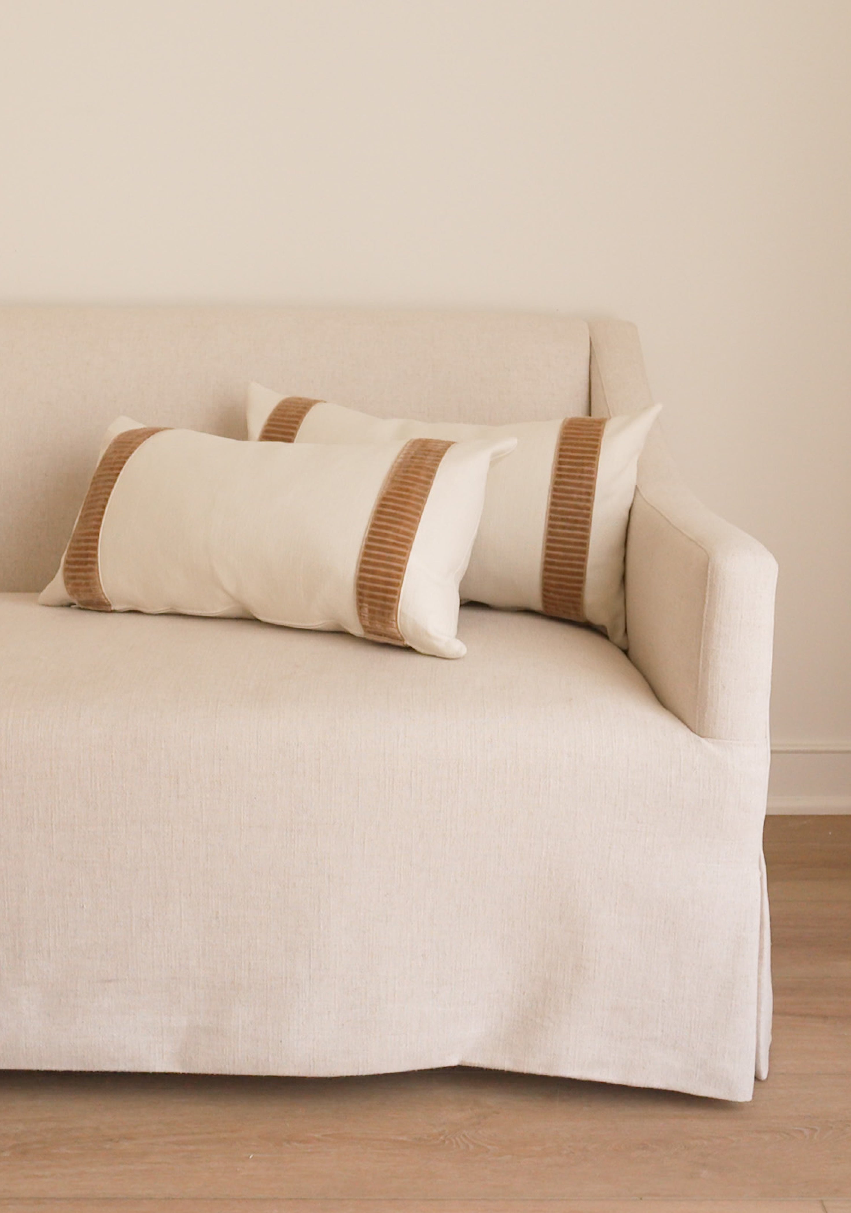Linea Lumbar Pillow, Fawn