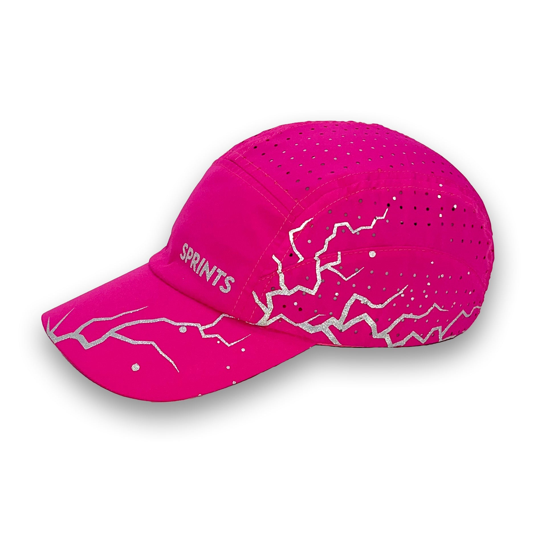 Sprints Dystopian Neon Pink Flash Reflective HyperG Hat (Unisex)