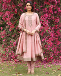 Pink Gul Sadaf Anarkali Set By KYNAH, Luxury Indian Fashion & Bridal Wear
