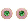 Pink Peridot Earrings