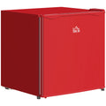 1.1 Cu Ft Countertop Mini Freezer, Compact Upright with Removable Shelves, Red