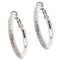 Platinum Crystal Earrings