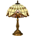 Tiffany Stained Glass Table Lamp, Handmade Antique Bedside Lamp, Decorative Night Light for Bedroom, Living room, Home, Nightstand