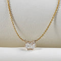 Antique Pomeranian Diamond Bezel Set Solitaire Pendant