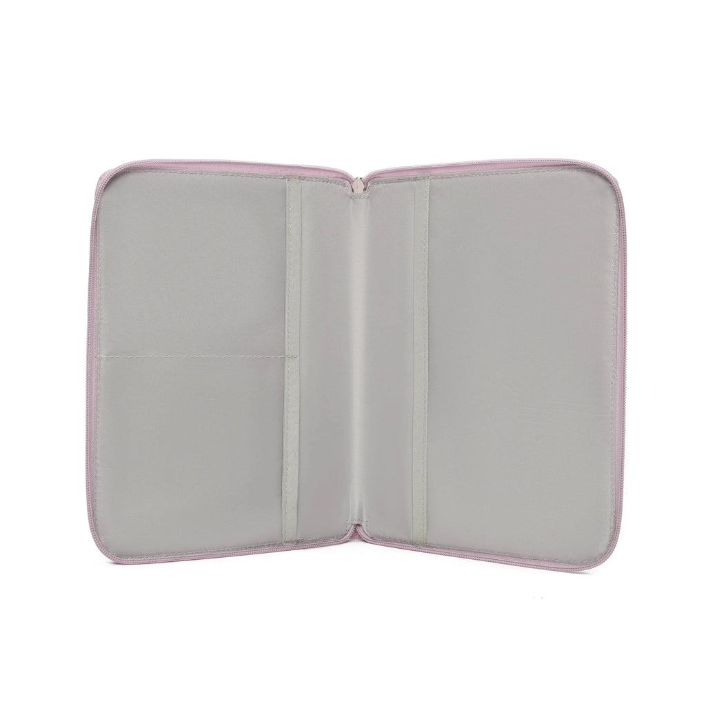 Portadocumentos Bebé Eco piel MIREM By Nenina & Co Rosa Pálido