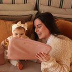 Portadocumentos Bebé Eco piel MIREM By Nenina & Co Rosa Pálido