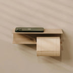 Portarrollos Berno – accesorios baño moderno con estante