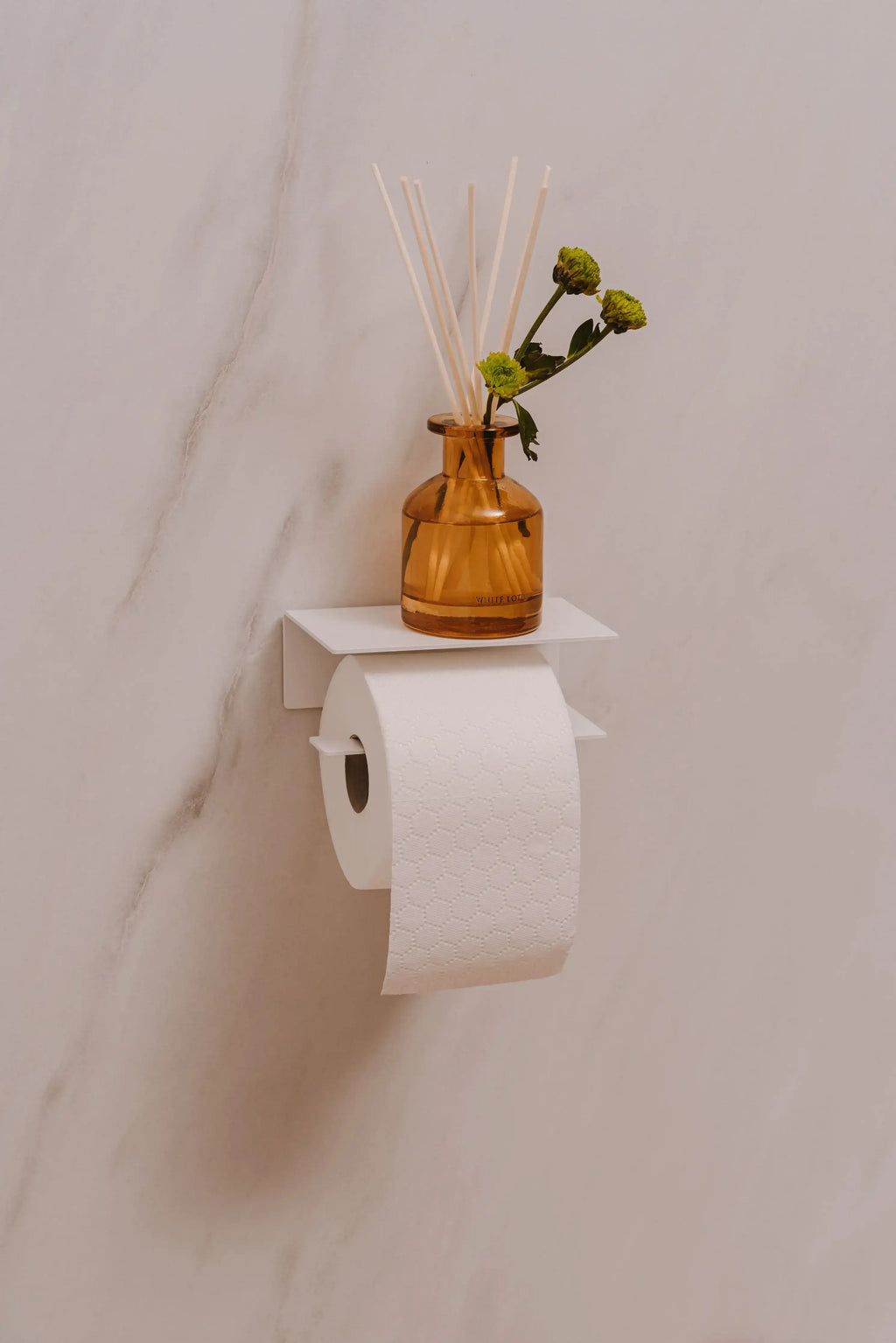 Portarrollos Berno – accesorios baño moderno con estante