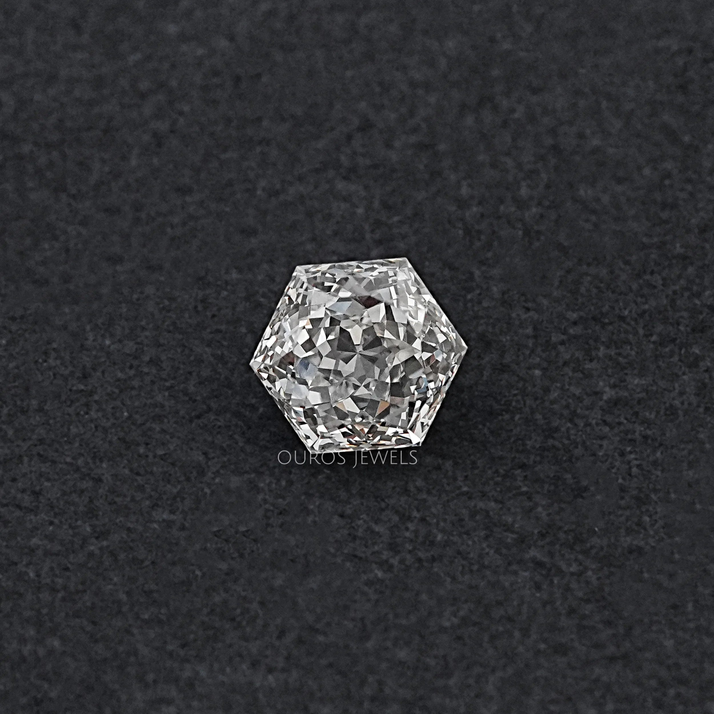 Portuguese Hexagon Cut Lab Diamond Loose