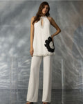 Isabella Off White Pant Set By KYNAH, Luxury Indian Fashion & Bridal Wear