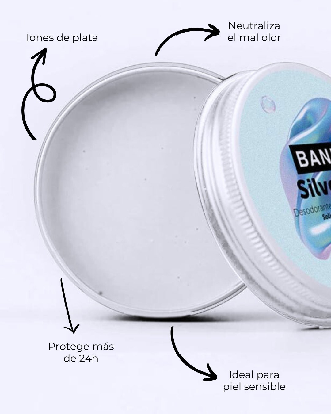 Desodorante Crema SILVER SEA