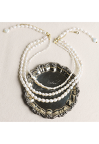 Collar triple Cyra Perlas
