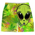 Alien Weed Weekend Shorts