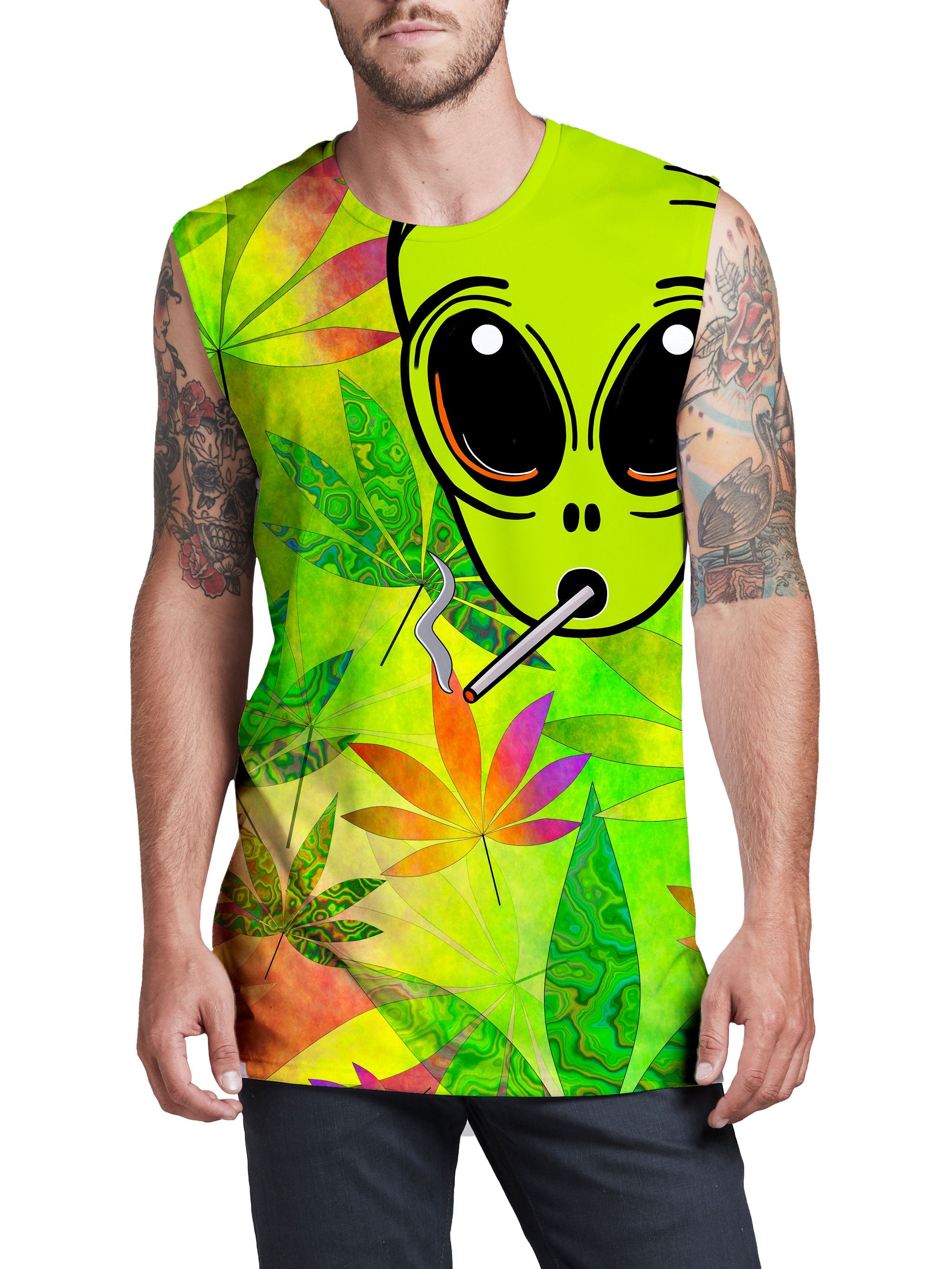 Alien Weed Men's Muscle Tank