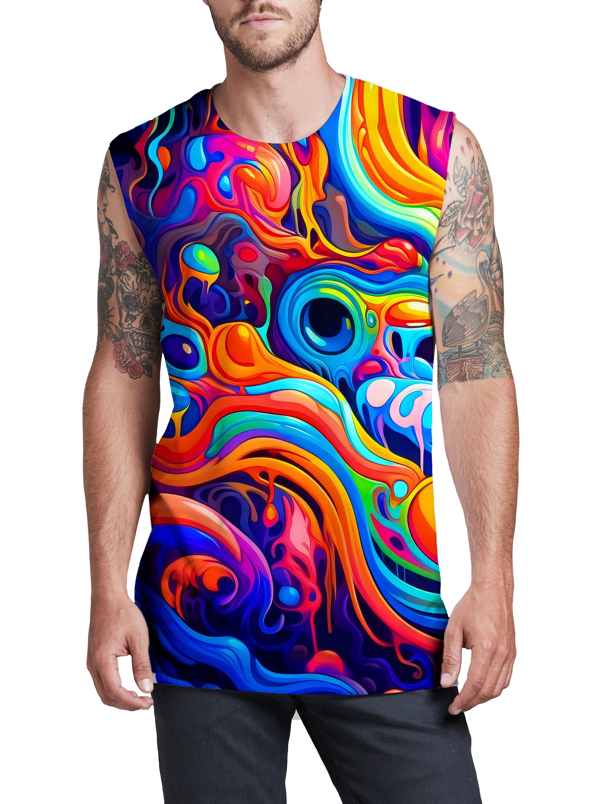 Kandi Swirl Men's Muscle Tank