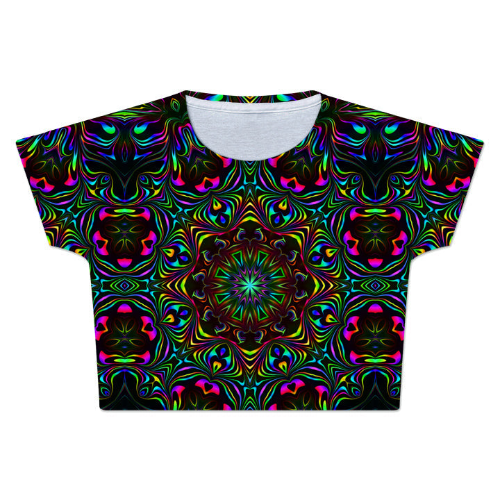 Kaleidoscope Eyes Crop Tee