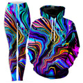 Neon Rift Hoodie and Leggings Combo