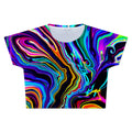 Neon Rift Crop Tee