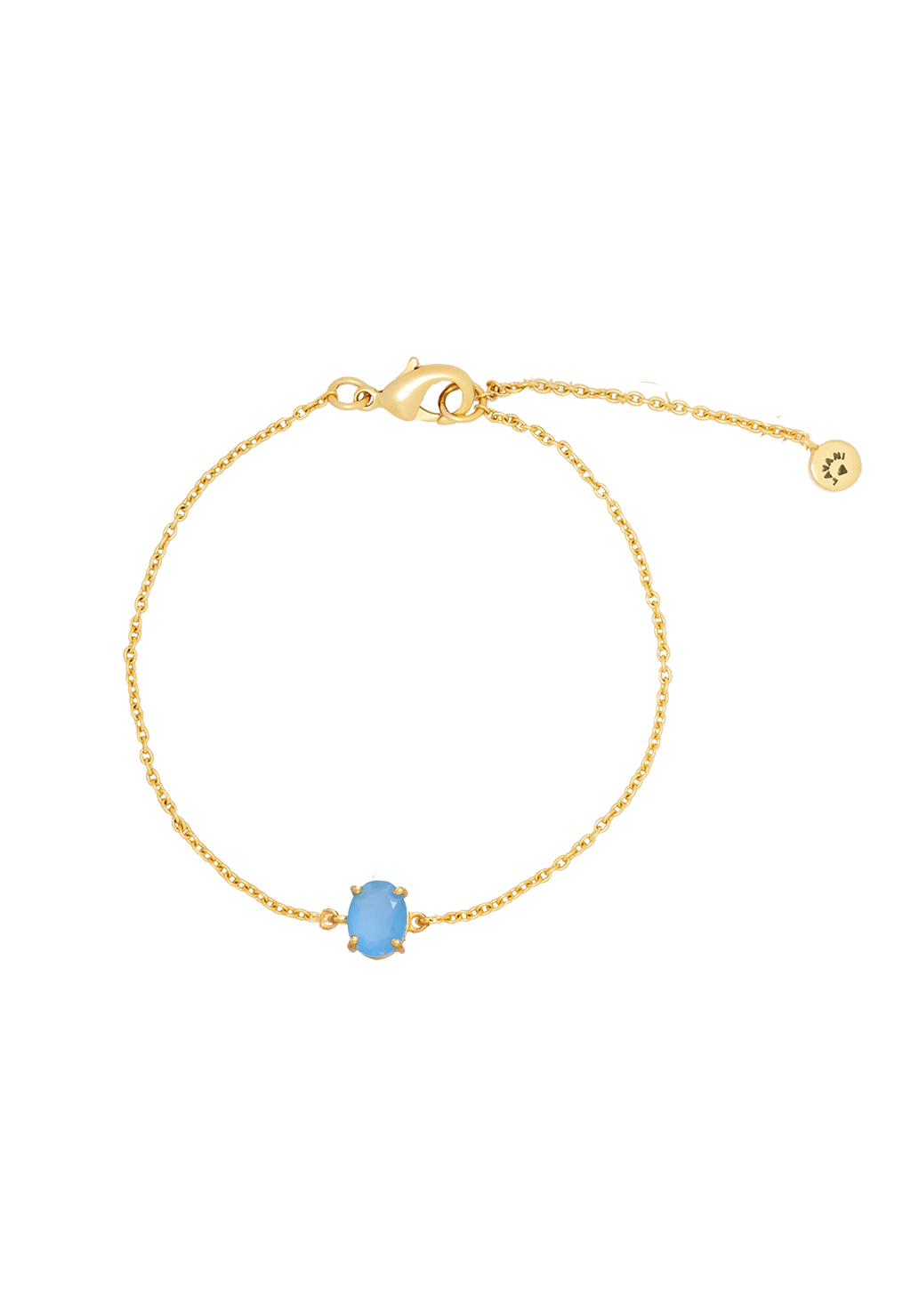Pulsera Portobello Mini Calcedonia Azul