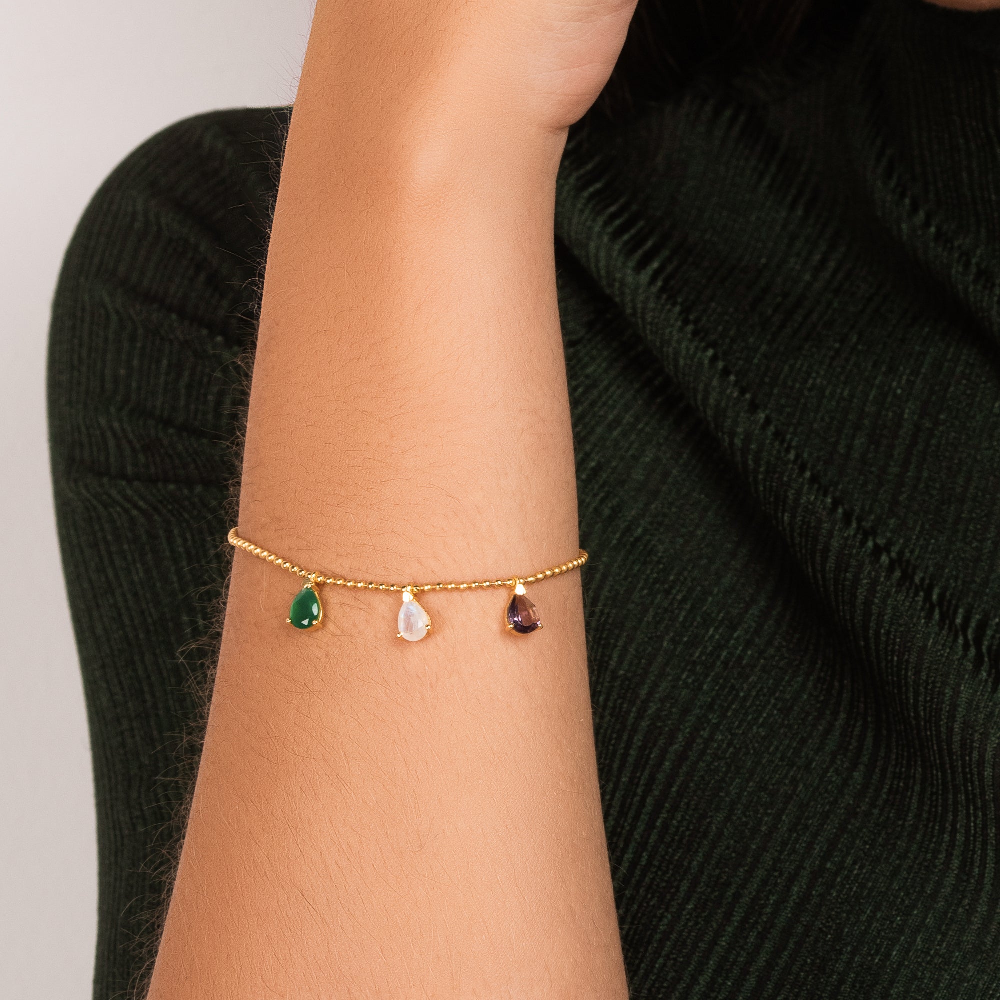 Pulsera Pride Verde y Morado