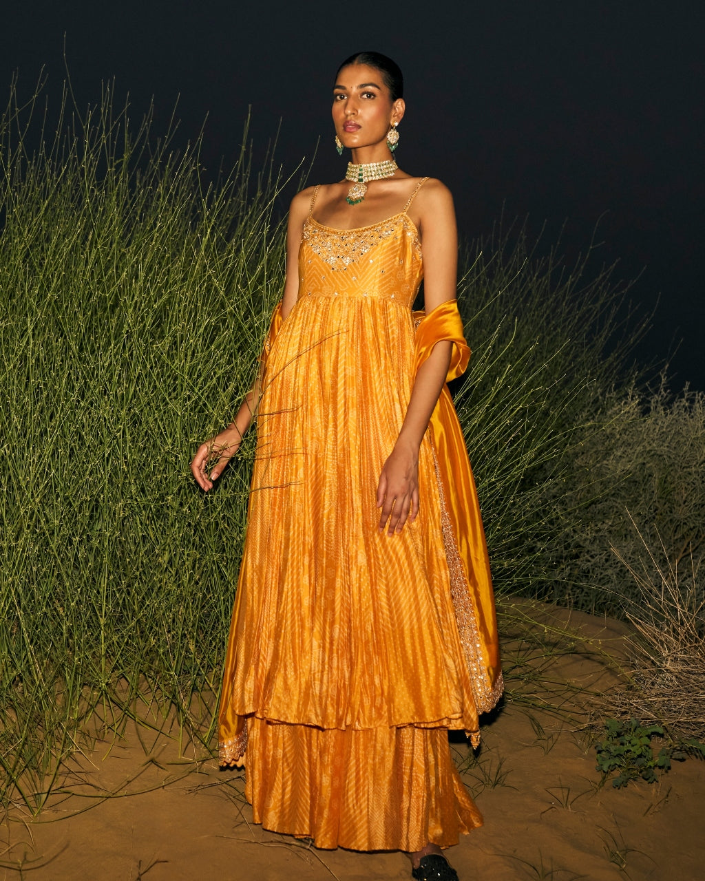 The Ghoomar Anarkali Set By KYNAH, Luxury Indian Fashion & Bridal Wear