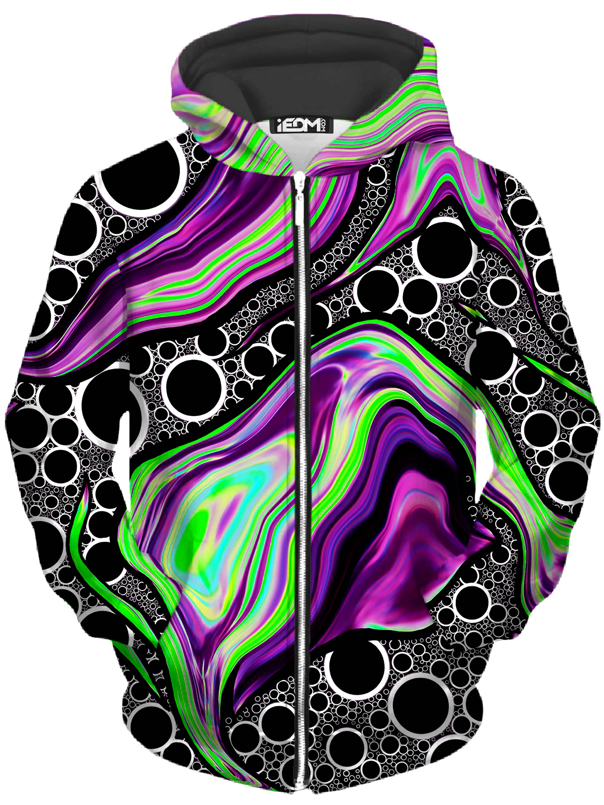 Purple Vision Unisex Zip-Up Hoodie