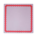 Purple & Red Flower Border Mahjong Mat By The Mahjong House
