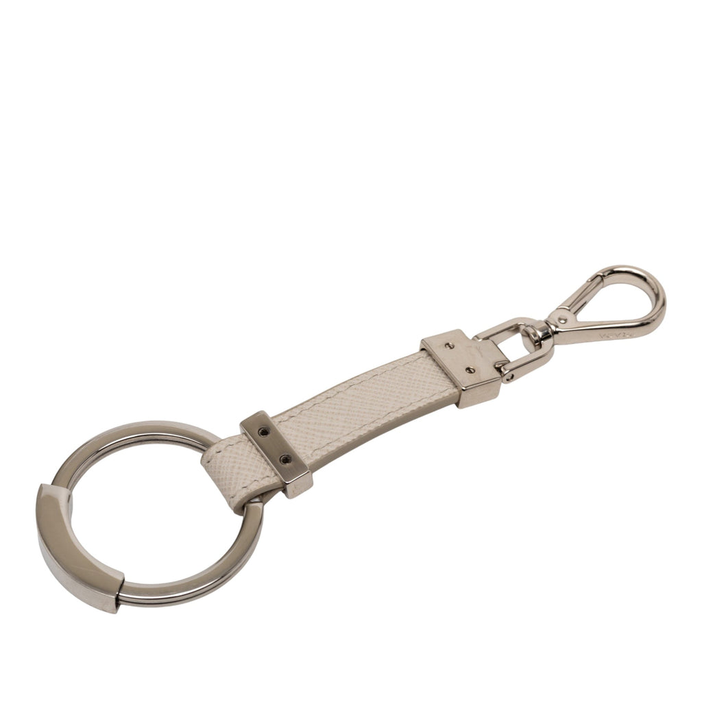 Saffiano Logo Key Holder