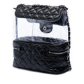 Quilted Lambskin and PVC Aquarium Shoulder Bag