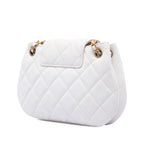 Small Quilted Lambskin Giant CC Chain Compartment Messenger Bag
