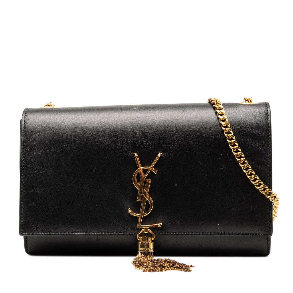 Medium Smooth Calfskin Classic Monogram Kate Tassel Crossbody