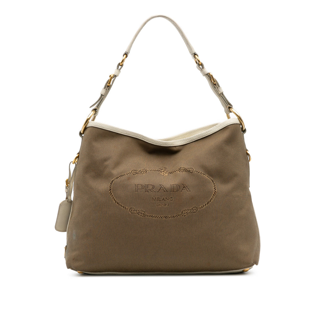 Canvas Canapa Logo Shoulder Bag