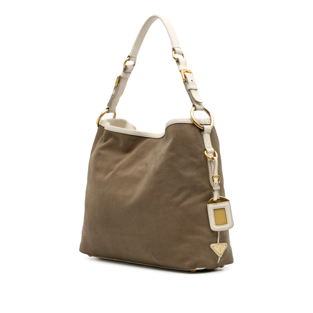 Canvas Canapa Logo Shoulder Bag
