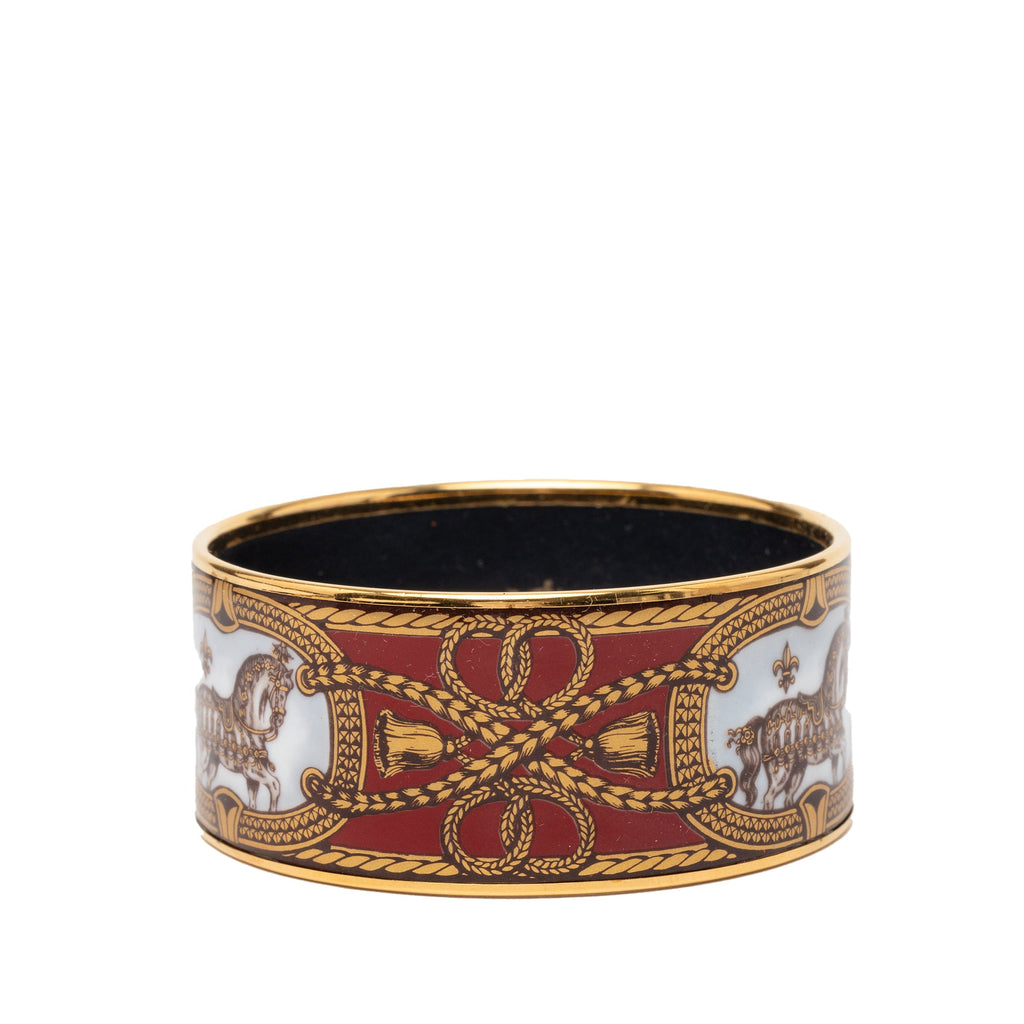 Extra Wide Enamel Grand Apparat Bracelet 70