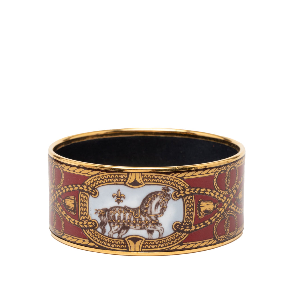 Extra Wide Enamel Grand Apparat Bracelet 70