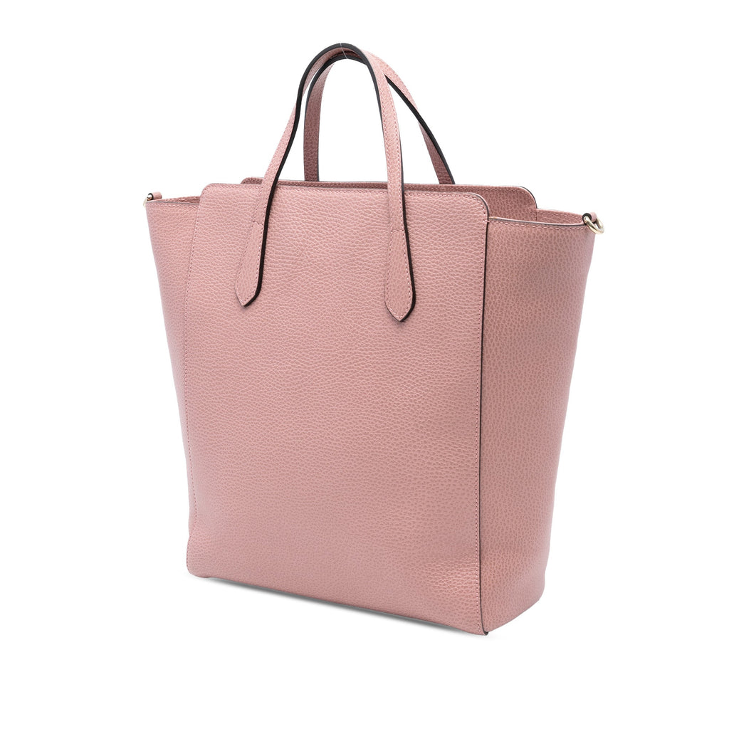 Leather Swing Convertible Tote