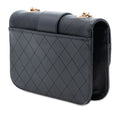 Quilted Calfskin Front Chain Flap