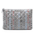 Medium Quilted Lambskin Data Center O Case Clutch