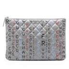 Medium Quilted Lambskin Data Center O Case Clutch