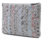 Medium Quilted Lambskin Data Center O Case Clutch