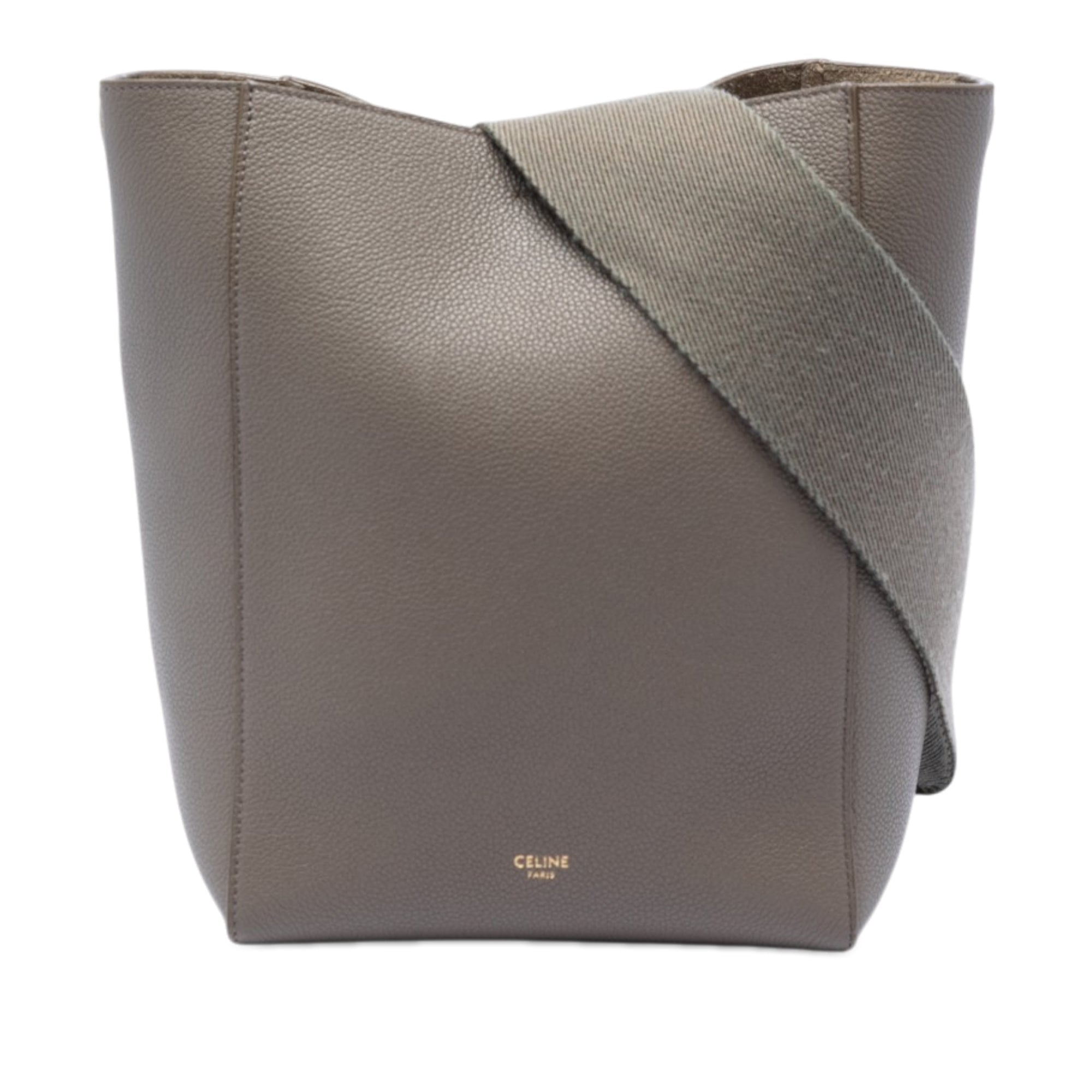 Small Soft Grained Calfskin Seau Sangle Bucket Bag