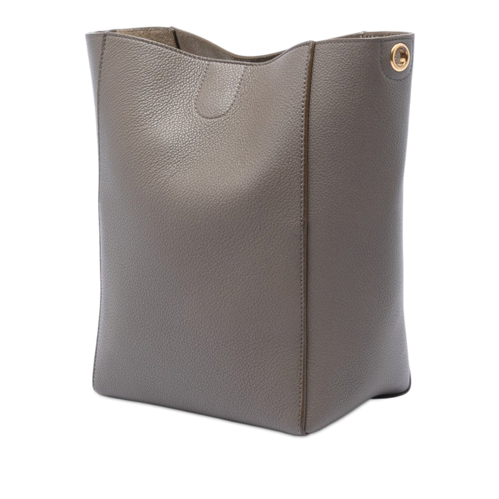 Small Soft Grained Calfskin Seau Sangle Bucket Bag