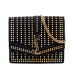 Medium Studded Suede Monogram Sulpice Crossbody