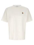 Maison Kitsuné Embroidered Fox Patch T-Shirt — White