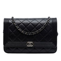 Quilted Lambskin Boy Wallet On Chain
