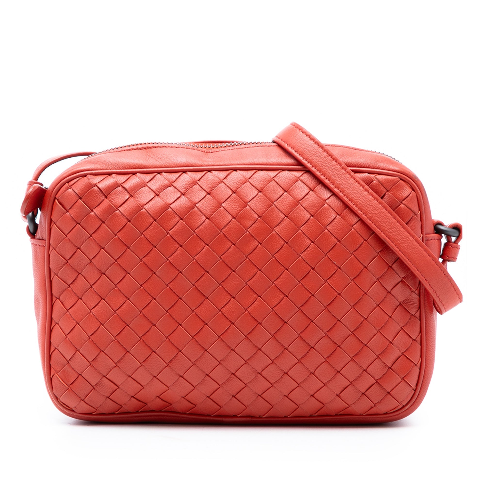 Small Nappa Intrecciato Camera Bag