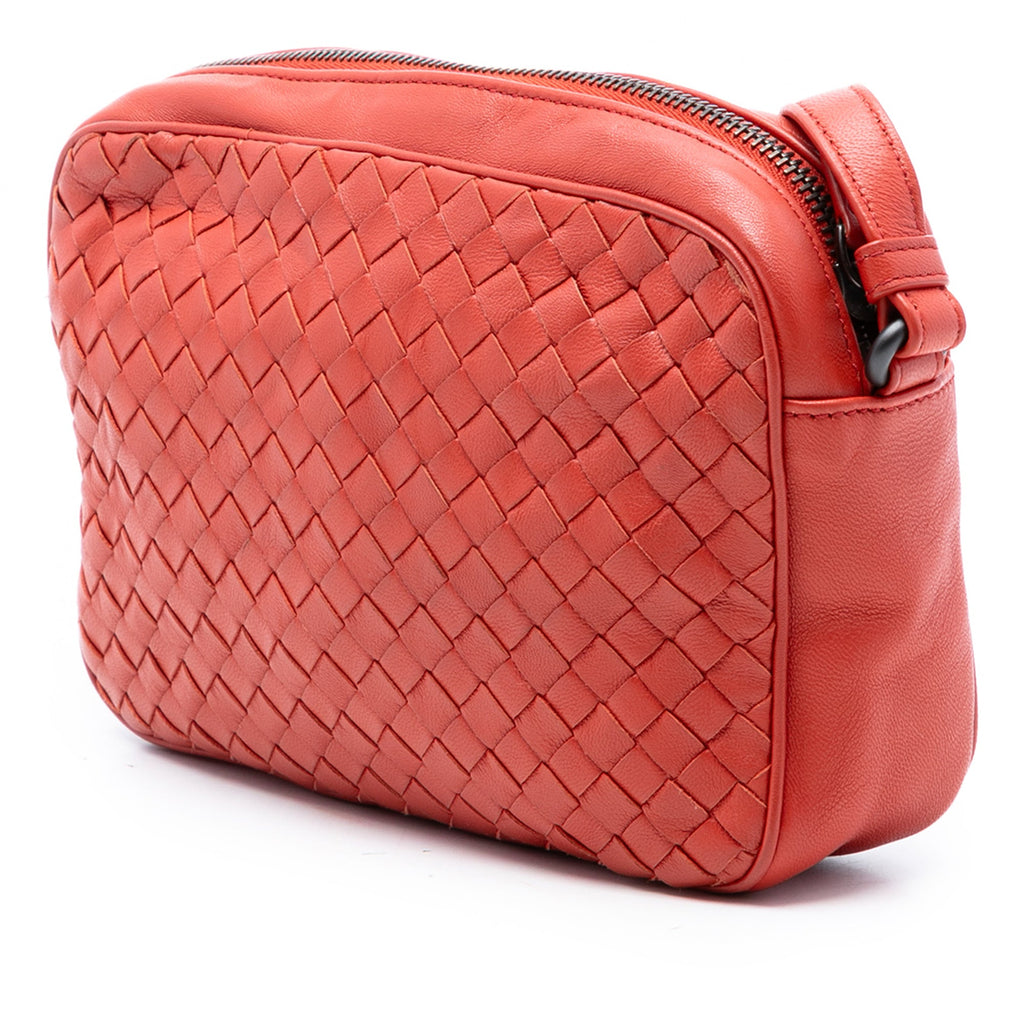 Small Nappa Intrecciato Camera Bag