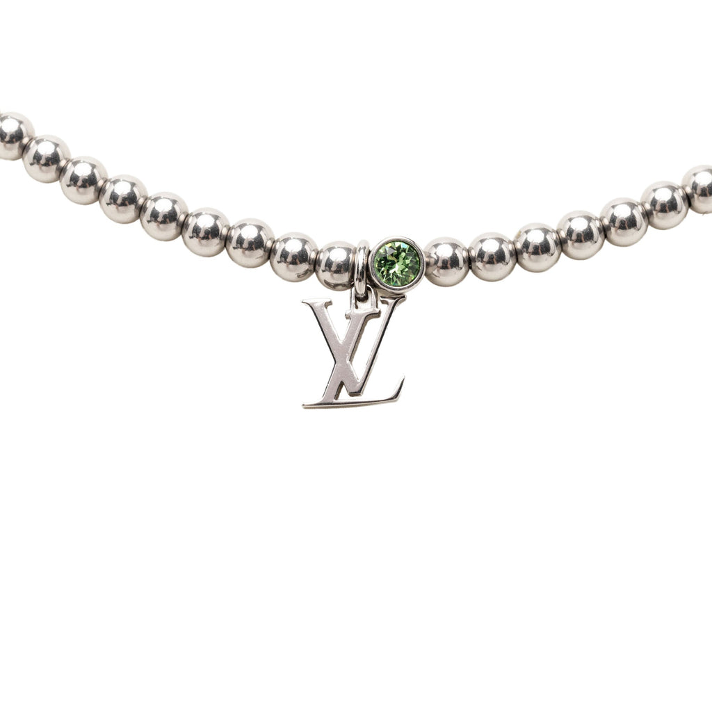 Brass Crystal Nano Beads Pendant Necklace