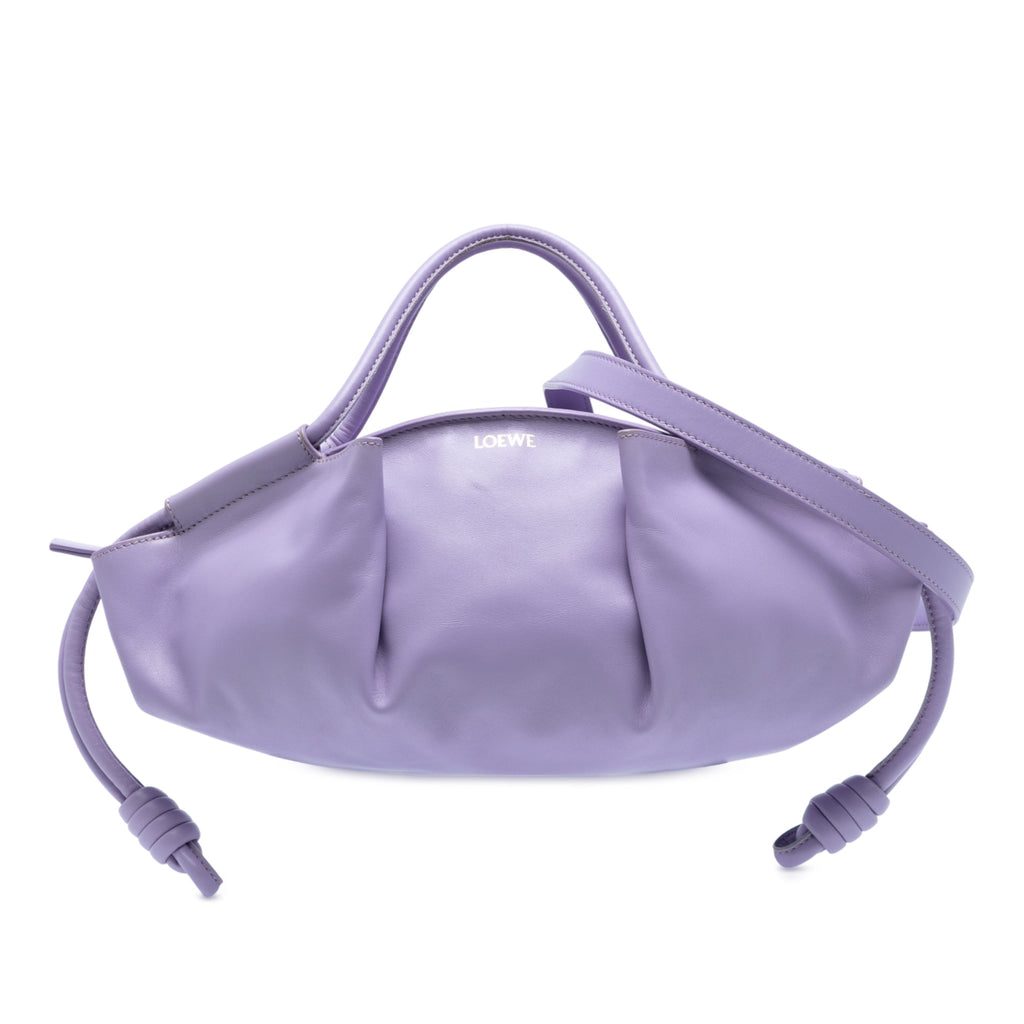 Small Shiny Calfskin Paseo Satchel